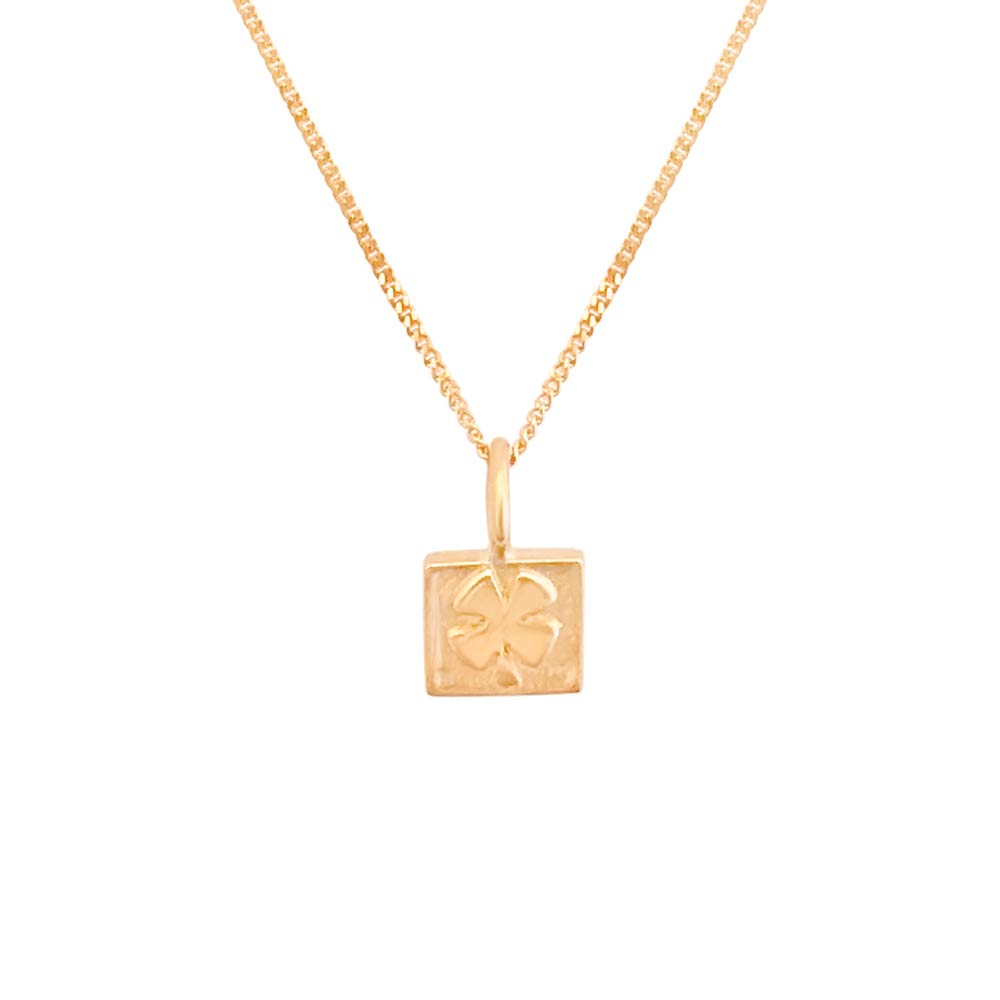 LYCKOKLÖVER (Lucky clover) 18K pendant-0