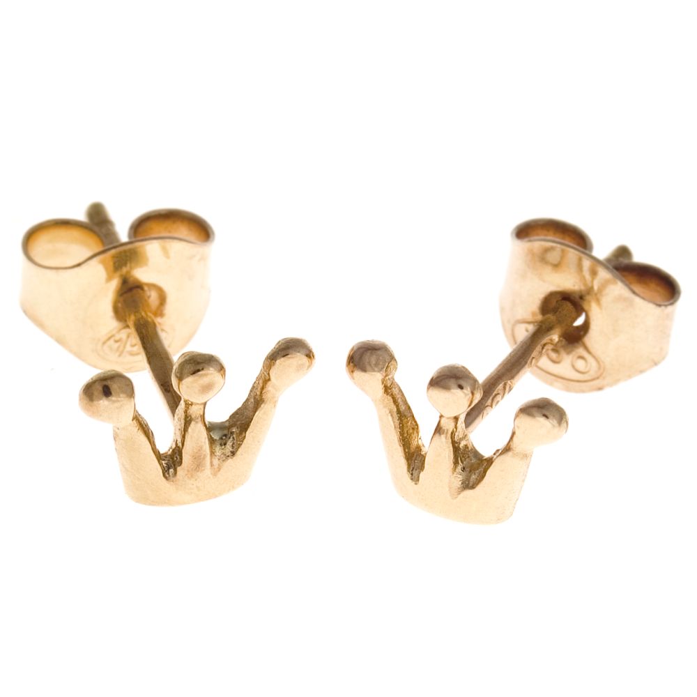 PRINCESS CROWN 18K earstuds-0