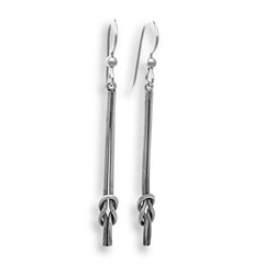 RÅBANDSKNOP (Reef Knot) earrings - Guldviva Jewellery