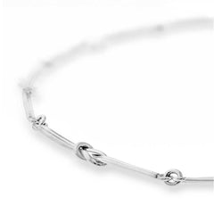 RÅBANDSKNOP (Reef Knot) collier - Guldviva Jewellery