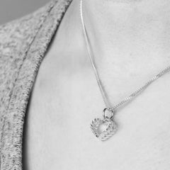 RÅGHJÄRTA (Rye Heart) S necklace - Guldviva Jewellery
