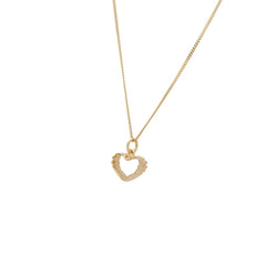 RÅGHJÄRTA (Rye Heart) S 18K necklace - Guldviva Jewellery