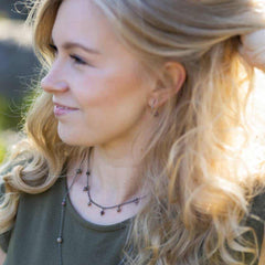 STRAND (Beach) Pingla necklace 42 cm - Guldviva Jewellery