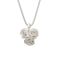 TRIPPEL ROS (Rose) necklace  - Guldviva Jewellery
