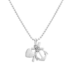 TRO HOPP & KÄRLEK (Faith, Hope & Love) necklace - Guldviva Jewellery
