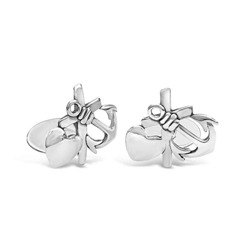 TRO HOPP & KÄRLEK (Faith, Hope & Love) cufflink-0