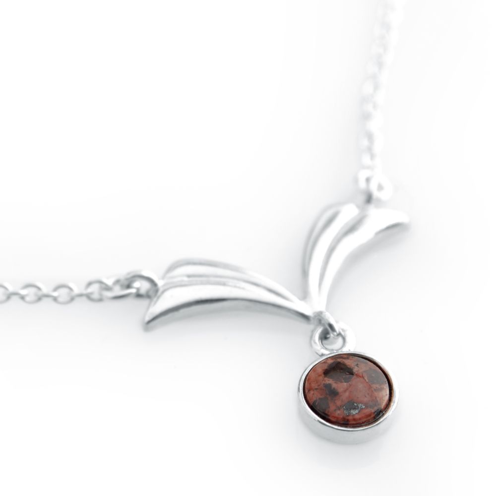 VINGE (Wing) GRANITE necklace-0