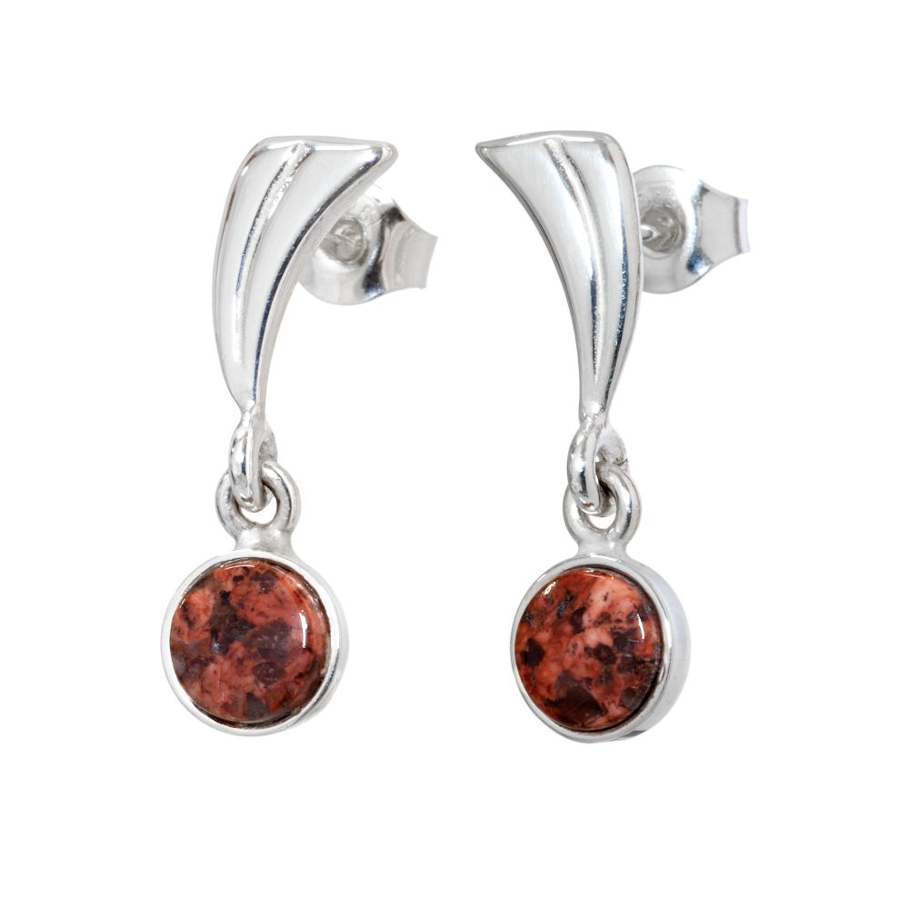 VINGE (Wing) GRANITE earrings-0