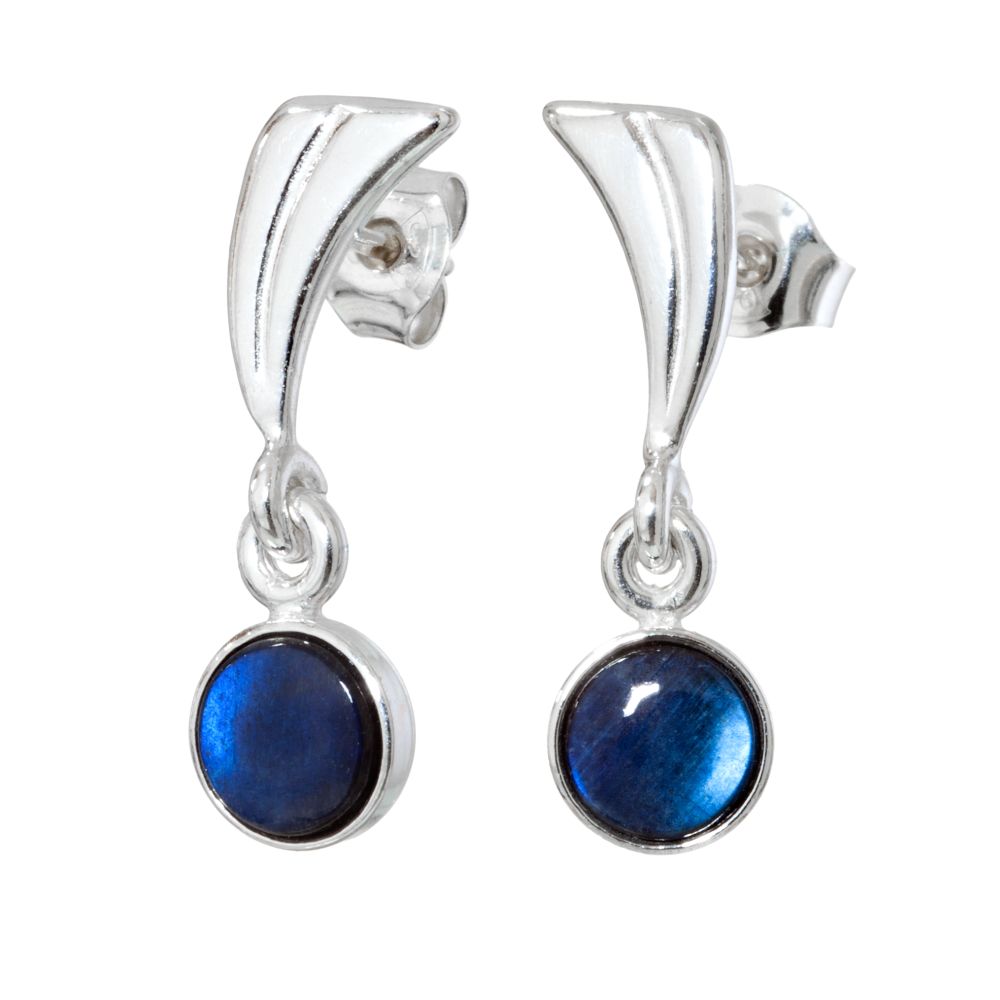 VINGE (Wing) Spectrolite earrings-0