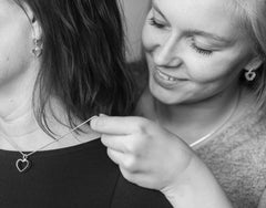 RÅGHJÄRTA (Ruis-sydän) korvanapit - Guldviva Jewellery