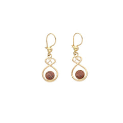 ÅLANDSHJÄRTA (Ahvenanmaan sydän) 18K korvakorut koukulla - Guldviva Jewellery