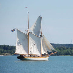 SEGELBÅT (Purjevene)  Kaulakoru L - Guldviva Jewellery