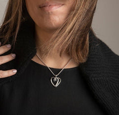 BJÖRK (Koivu)  Kaulakoru SYDÄN - Guldviva Jewellery