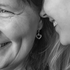 RÅGHJÄRTA (Ruis-sydän) korvakorut koukulla - Guldviva Jewellery
