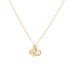 TRO HOPP & KÄRLEK (Usko, Toivo & Rakkaus)  Kaulakoru 18K XS - Guldviva Jewellery