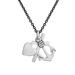 TRO HOPP & KÄRLEK (Usko, Toivo & Rakkaus)  Kaulakoru L - Guldviva Jewellery