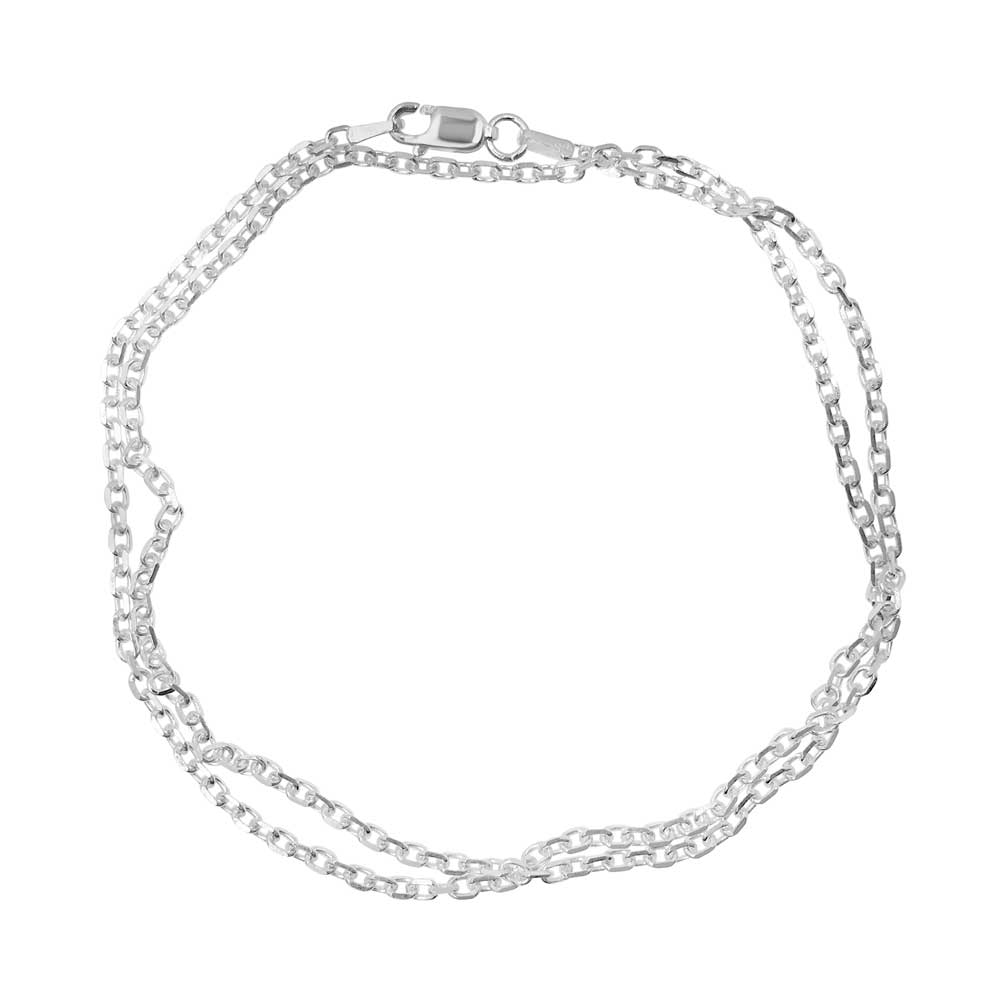 Chaîne d'ancre en argent sterling. Disponible auprès de GULDVIVA.