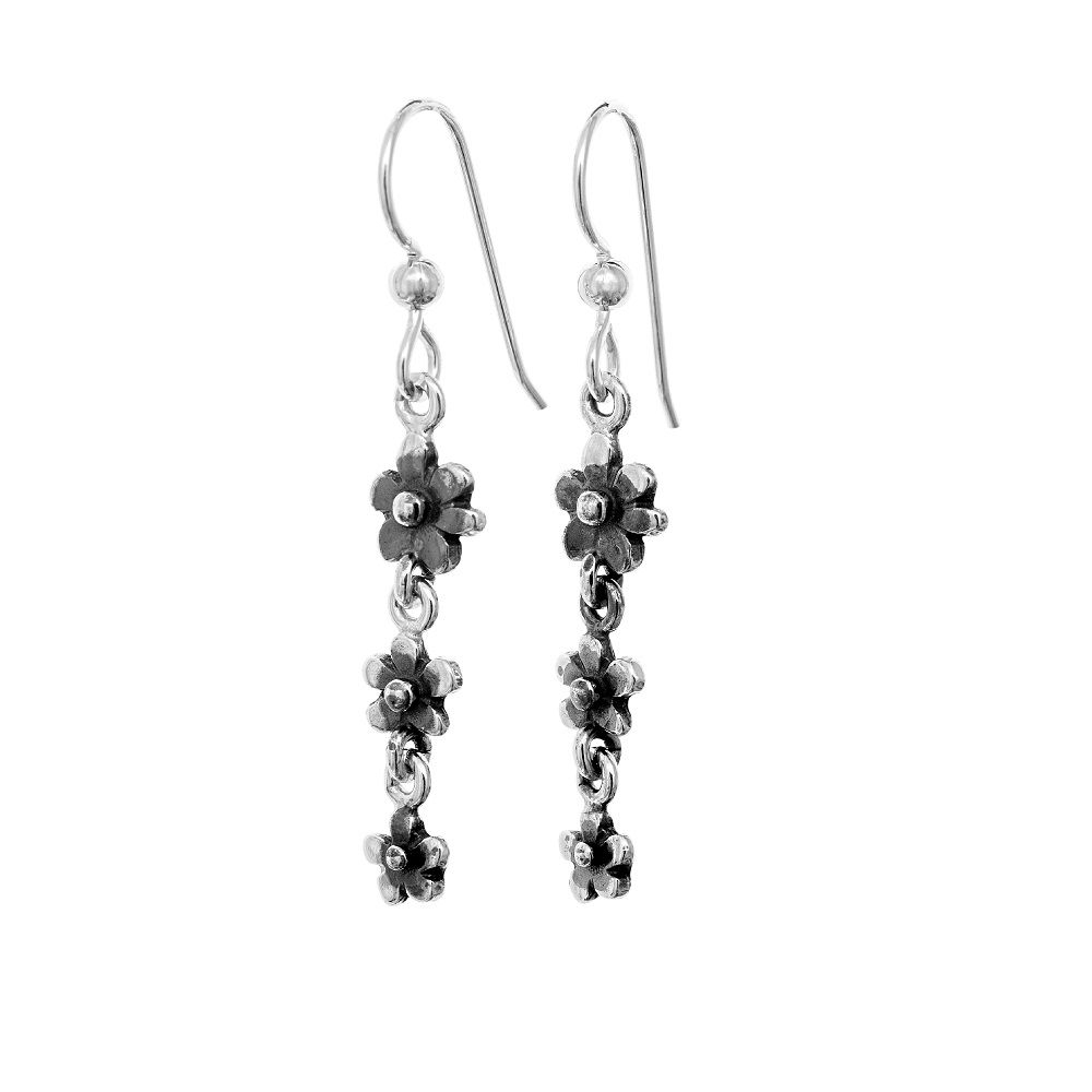 Boucles d'oreilles FORGET ME NOT sur crochet-0