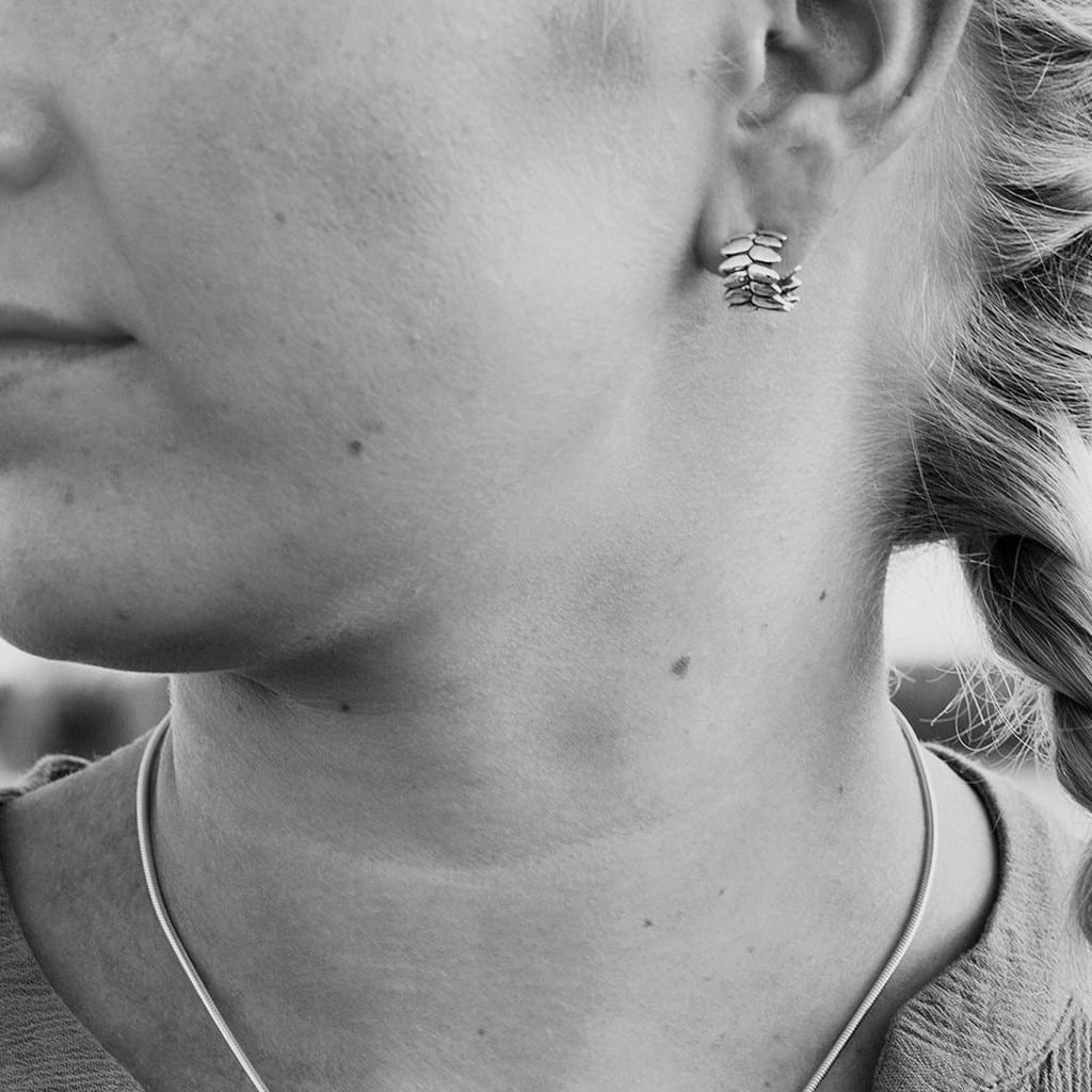 Boucles d'oreilles RÅG sur épingles