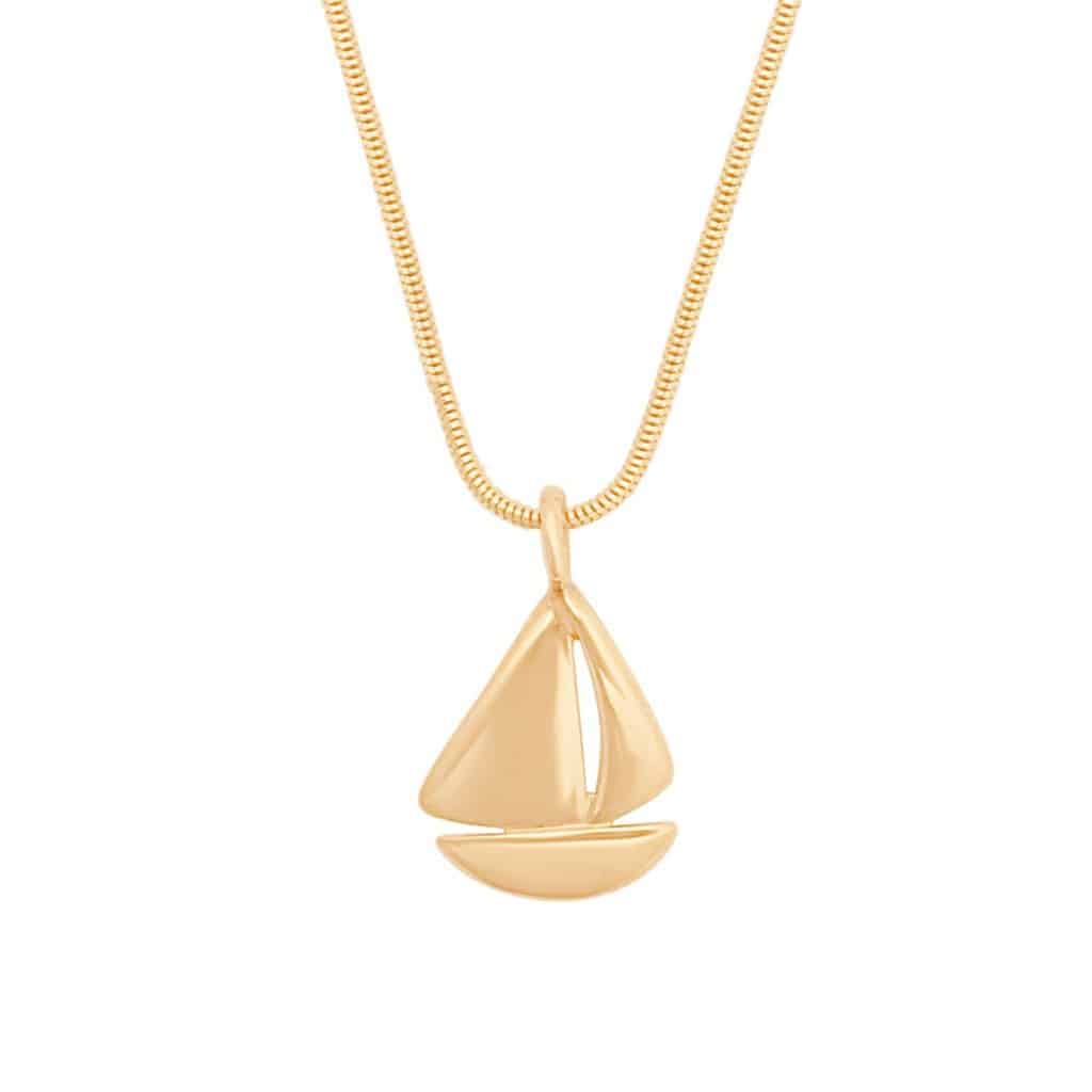 SEGELBÅT L Collier 18K